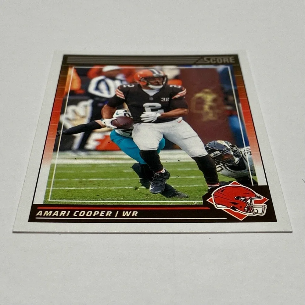 2024 Panini Score NFL Football Amari Cooper WR Cleveland Browns NFLPA Card #66 - Picture 4 of 4